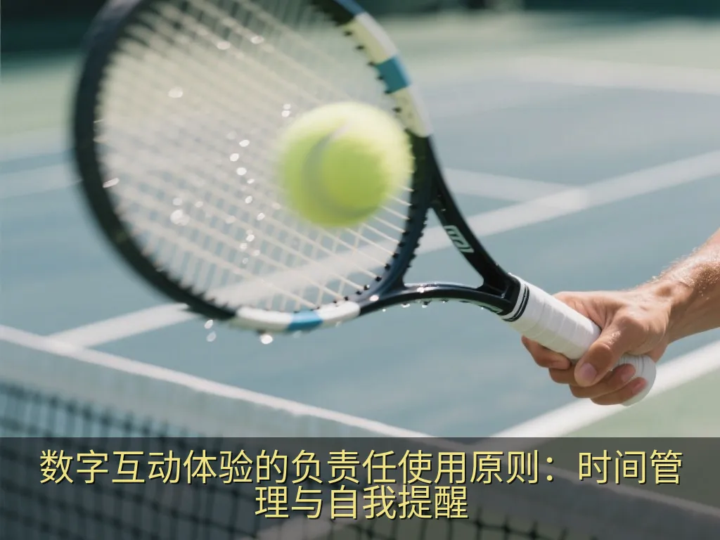 数字互动体验的负责任使用原则：时间管理与自我提醒