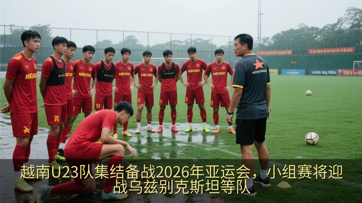 越南U23队集结备战2026年亚运会，小组赛将迎战乌兹别克斯坦等队